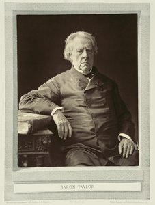 イシドール男爵、ジャスティンセヴェリンテイラー（1789〜1879年）、「Galerie Contemporaine」、1874-78年 作： Nadar
